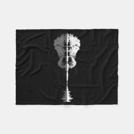 Natuur Guitar Fleece Deken (Voorkant (Horizontaal))