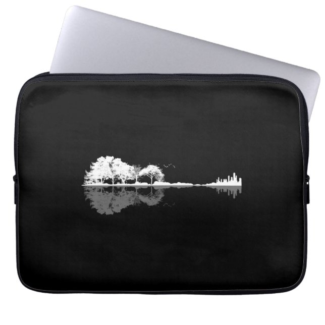 Natuur Guitar Laptop Sleeve (Voorkant)