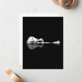 Natuur Guitar Notitiekaartje (Voorkant / Achterkant in situ)