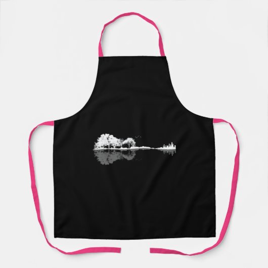 Natuur Guitar Schort (Voorkant)