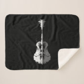 Natuur Guitar Sherpa Deken (Voorkant (horizontaal))
