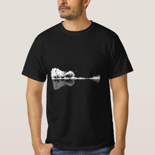 Natuur Guitar T-shirt (Voorkant)