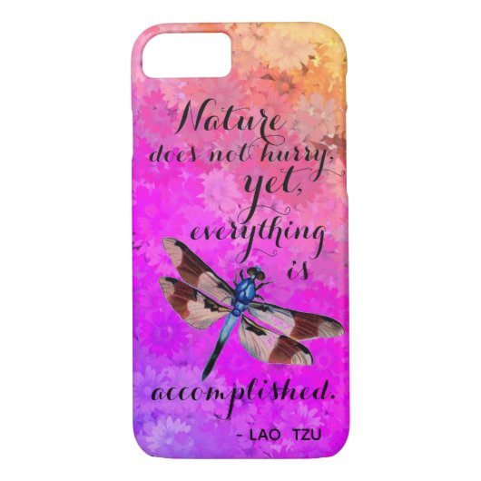 Natuur haast lao tzu citaat libel niet Case-Mate iPhone case (Achterkant)