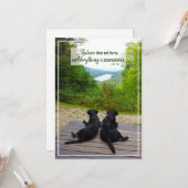 Natuur haast zich niet met Inspirerend citaten Kaart (Voorkant / Achterkant in situ)