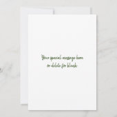 Natuur haast zich niet met Inspirerend citaten Kaart (Achterkant)