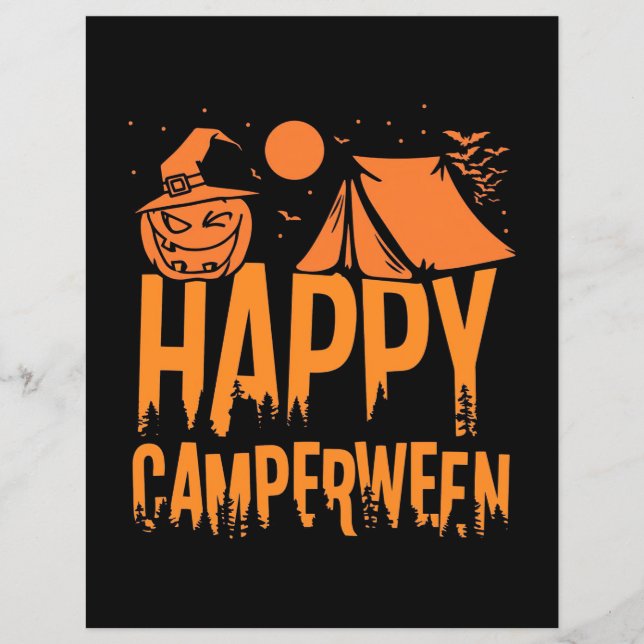 Natuur Halloween Camper (Voorkant)