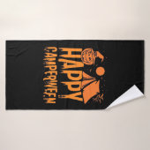 Natuur Halloween Camper Badhanddoek (Badhanddoek)