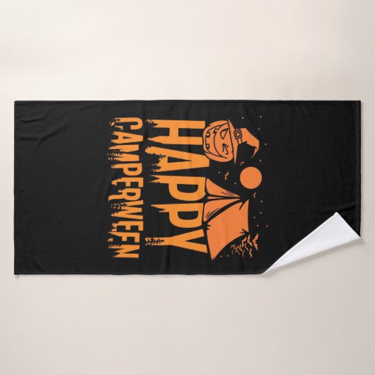 Natuur Halloween Camper Badhanddoek (Badhanddoek)