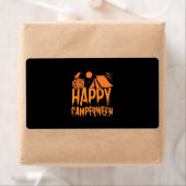 Natuur Halloween Camper Etiket (Insitu)