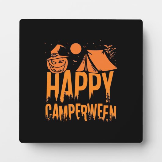Natuur Halloween Camper Fotoplaat (Voorkant)