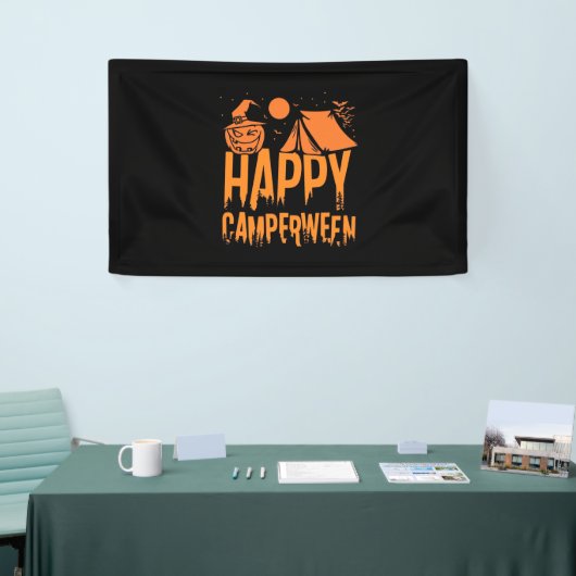 Natuur Halloween Camper Spandoek (Beurs)