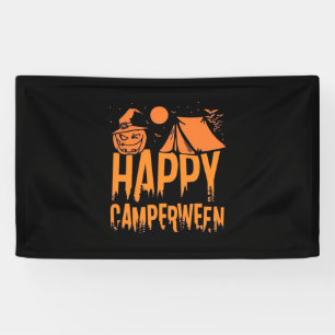 Natuur Halloween Camper Spandoek
