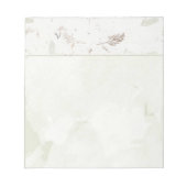 Natuur handgemaakt papier look groen blad botanisc notitieblok (Voorkant)