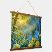 natuur hangend wandkleed (Gebogen)