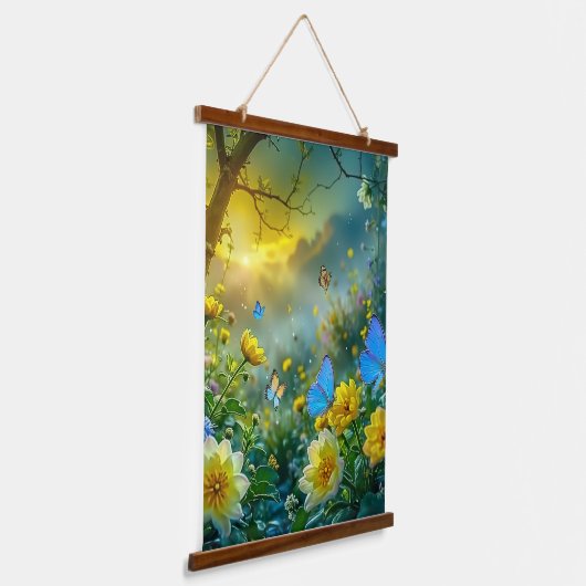 natuur hangend wandkleed (Gebogen)