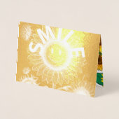 Natuur Happy Sunshine Folie Kaarten (Voorkant)