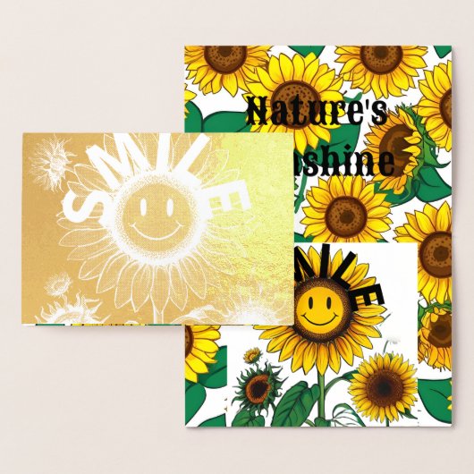 Natuur Happy Sunshine Folie Kaarten (Display)