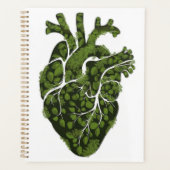 "Natuur Hart. Botanische hartplanner Planner (Voorkant)
