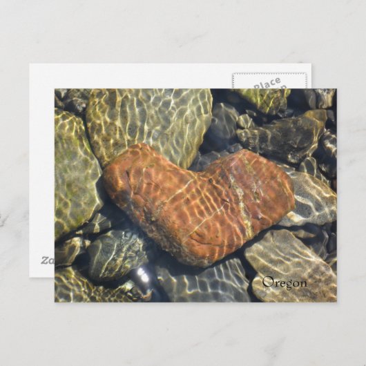 natuur hart briefkaart (Voorkant / Achterkant)