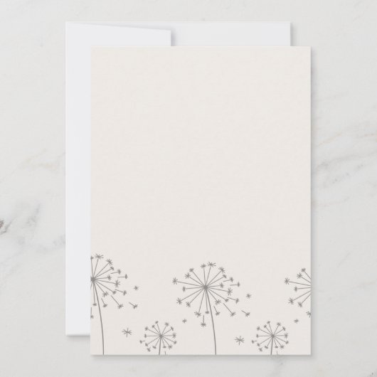 Natuur Hartelijk dank Bedankkaart (Achterkant)