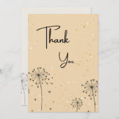 Natuur Hartelijk dank Bedankkaart (Voorkant / Achterkant)