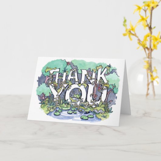 Natuur Hartelijk dank Kaart (Gele Bloem)