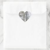 Natuur hartsticker hart sticker (Tas)