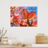 Natuur Heals art prints Blue sky Floral Dogwood (Keuken)