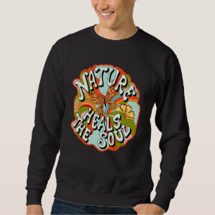 Natuur Heelt De Ziel Retro 80s 90s Hippie Stijl B Trui