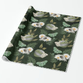 Natuur heks inpakpapier (Uitgerold)