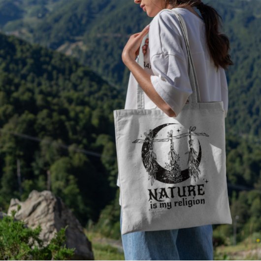Natuur heks tote bag