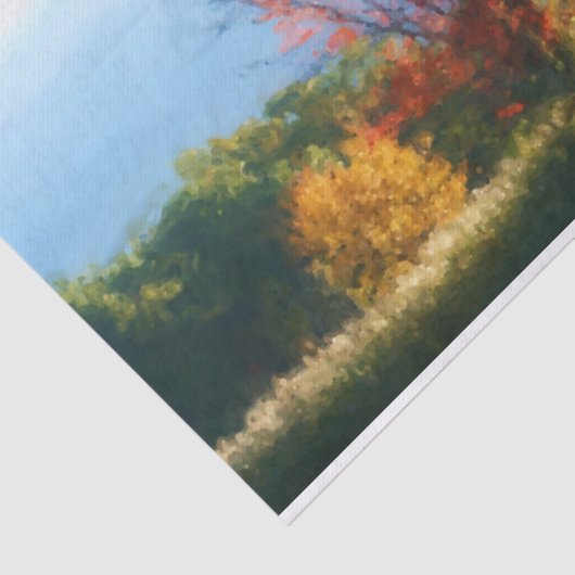 Natuur herfst afbreken  tissuepapier (Detail)