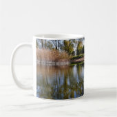 Natuur Herfst Boom Water Scene Koffiemok (Links)