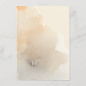 Natuur Herfst Landschap bruiloft Details Informatiekaartje (Achterkant)