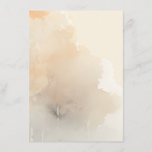 Natuur Herfst Landschap bruiloft Details Informatiekaartje (Achterkant)