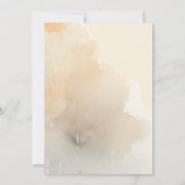 Natuur Herfst Landschap bruiloft Save The Date (Achterkant)