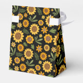 Natuur Herfst Zonnebloem Bedankdoosjes (Achterkant)