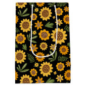 Natuur Herfst Zonnebloem Medium Cadeauzakje (Achterkant)