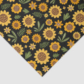 Natuur Herfst Zonnebloem Tissuepapier (Detail)
