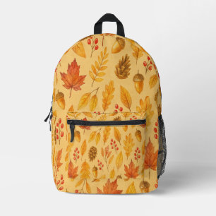 Natuur herfstpatroon bedrukte rugzak