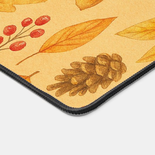 Natuur herfstpatroon bureaumat (Hoek)