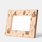 Natuur herfstpatroon gegraveerde lijstjes (Links)