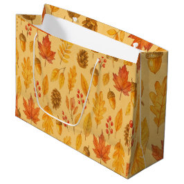 Natuur herfstpatroon groot cadeauzakje