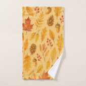 Natuur herfstpatroon handdoek (Handdoek)