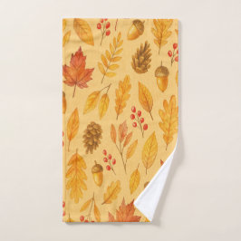 Natuur herfstpatroon handdoek