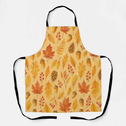 Natuur herfstpatroon schort (Voorkant)