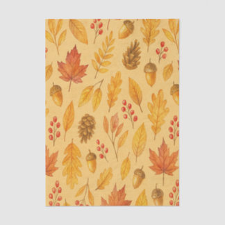 Natuur herfstpatroon tissuepapier