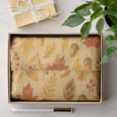 Natuur herfstpatroon tissuepapier (Geschenk)