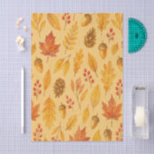 Natuur herfstpatroon tissuepapier (Craft)