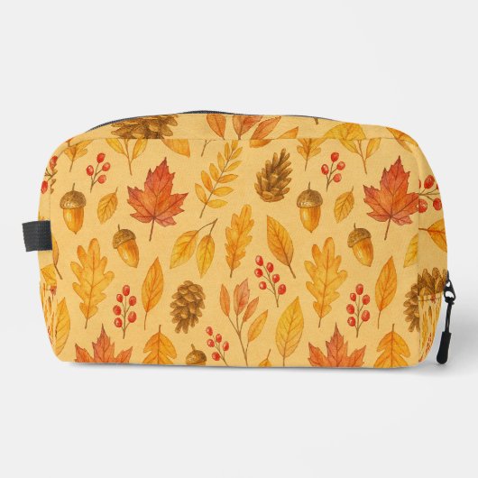 Natuur herfstpatroon toilettasje (Voorkant)